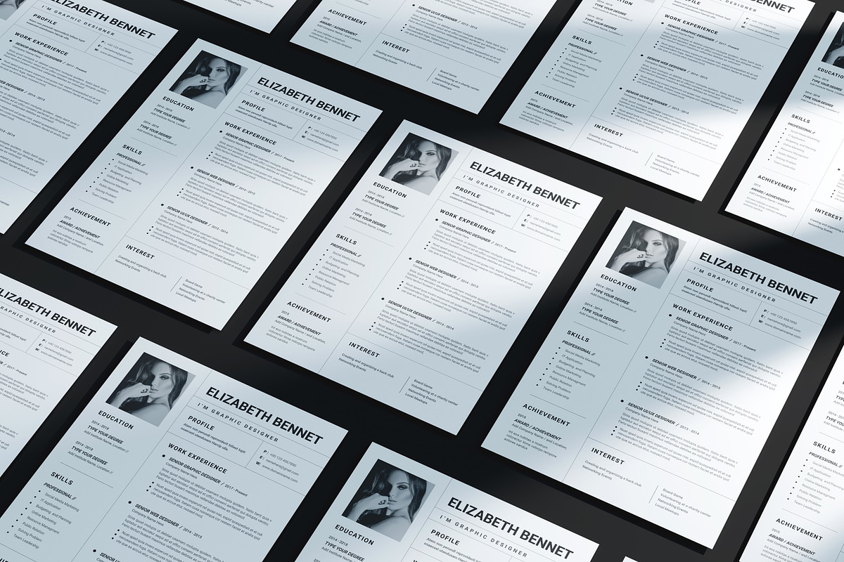 CV Resume Template, a Resume Template by Art Design Shop (Photo 5 of 6)