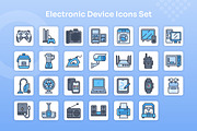 Electronic Device Icons Filled Line, an Icon by Kmg Design (Thumbnail 2 of 2)