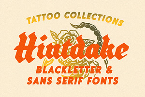 Hintdake - Tattoo Blackletter Font