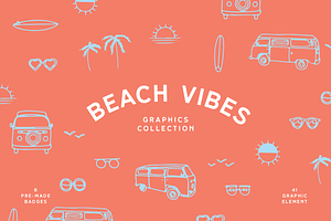 Beach Vibes Graphic Collection