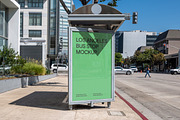 Downtown City Urban Bus Stop Mockup, a Mockup by Area Mockups (Thumbnail 1 of 5)