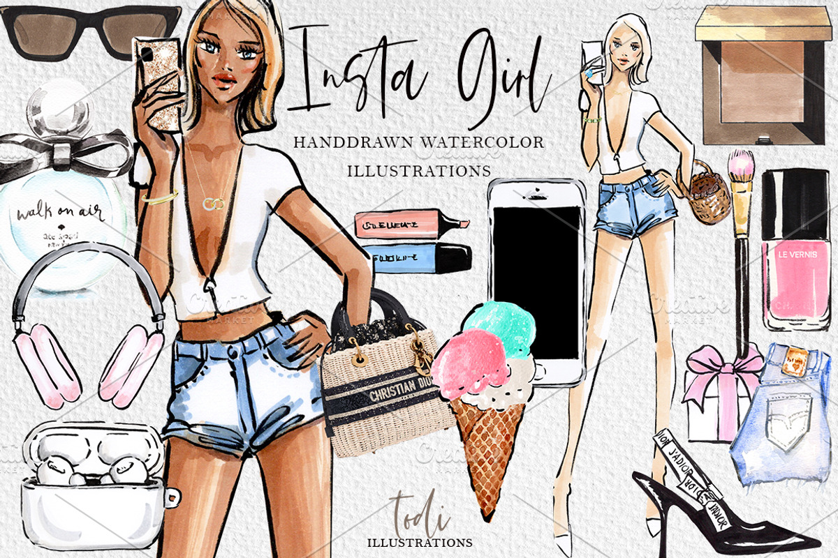 Cool Insta Girl, a Person Illustration by creativeDi (Photo 1 of 4)