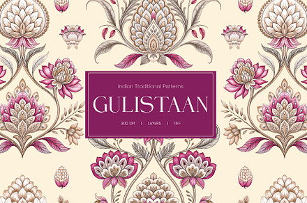 GULISTAAN | Luxury Patterns & Motifs, a Pattern Graphic by LEAFure