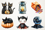 Hand-Painted Halloween Clipart, an Illustration by RobertsArt (Thumbnail 6 of 7)