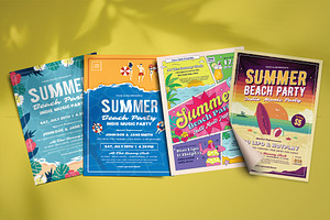 Bundle Summer Beach Party Flyer