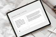 Boxed FAQ Showit Template, a Websites & App Template by Amanda Pena Design (Thumbnail 3 of 6)