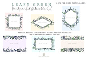 Leafy Green - Watercolor Set, a Graphic by SmallHouseBigPony (Thumbnail 7 of 13)