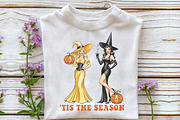 Vintage Halloween Tis the Season PNG, an Illustration by DreamCafeArt (Thumbnail 3 of 7)
