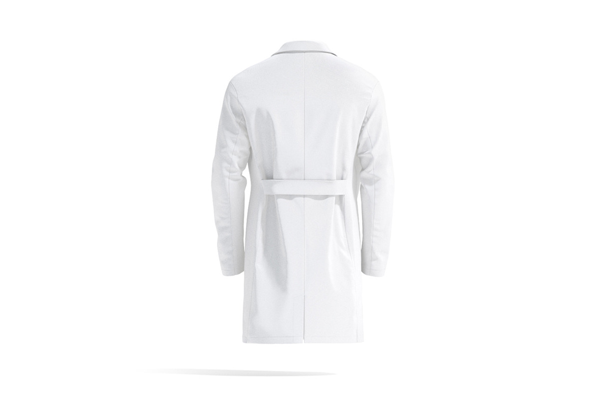 White Medical Lab Coat 3D Model, an Object 3D Model by rebrandy (Photo 2 of 9)