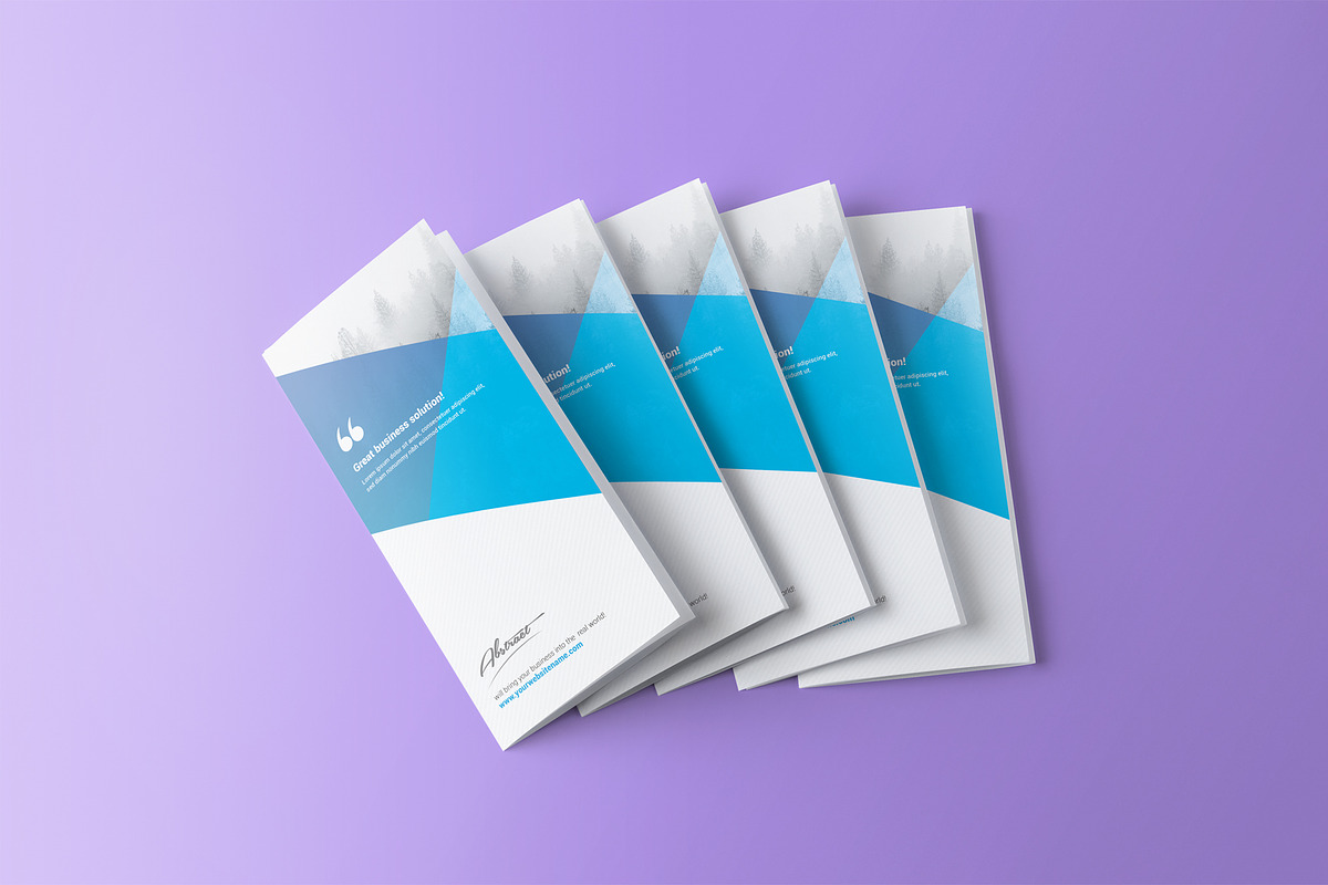 Trifold Brochure, a Brochure Template by Crevo Studio (Photo 2 of 4)