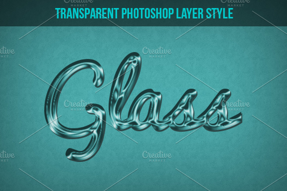 Glass Effect Photoshop Layer Style preview 5