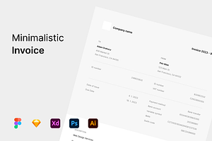 Minimalistic Invoice - Template