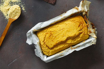 Fresh loaf cornbread, a Food & Drink Photo by KucherPhoto