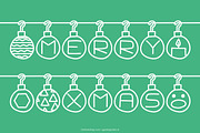 Merry Xmas Font, a Symbol Font by Fun Font Shop (Thumbnail 1 of 2)