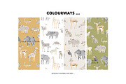 Nursery safari animals baby pattern, a Pattern Graphic by Milatoo (Thumbnail 3 of 4)