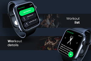 Fitness Watch App UI Fitwatch