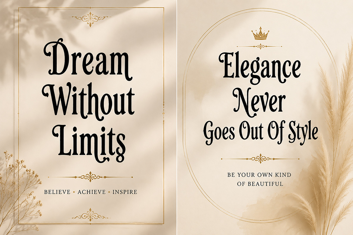 Midnight Majesty – Luxury Font, a Serif Font by Wow Magic (Photo 6 of 6)