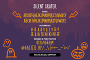 Silent Crater - Spooky Font, a Font by Letterhend Studio (Thumbnail 6 of 9)