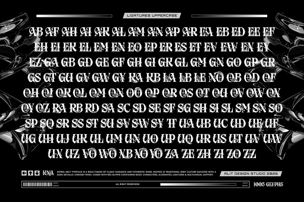 Astral Melt Typeface, a Serif Font by alit design (Photo 19 of 20)