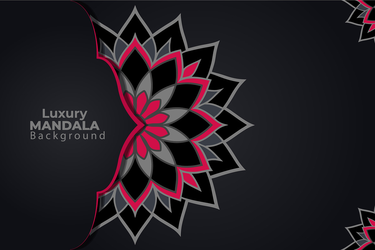 Luxury Mandala Background Design, a Background Graphic by hkmonir (Photo 1 of 3)