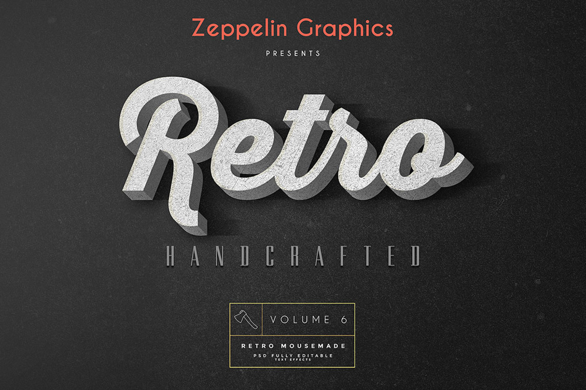 150 3D Text Effects for Photoshop, a Brushes & More by Graphicdome (Photo 7 of 71)