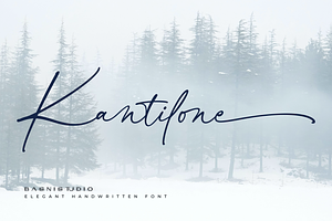 Kantilone - Elegant Handwritten Font
