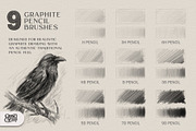 Graphite Pencils Procreate Brushes, a Brush Add-On by GRANCI STUDIOS (Thumbnail 3 of 9)