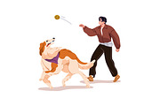 Dogs' obedience training set, an Animal Illustration by PaperTrident (Thumbnail 9 of 13)