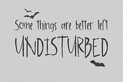 Belfry Sans Font - Bat Font, a Handwritten Font by Beck McCormick (Thumbnail 8 of 10)