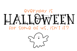 Hey Boo - Spooky Halloween Font