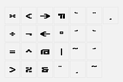 Mecha - block font, a Font by SelfBuild Type (Thumbnail 13 of 13)