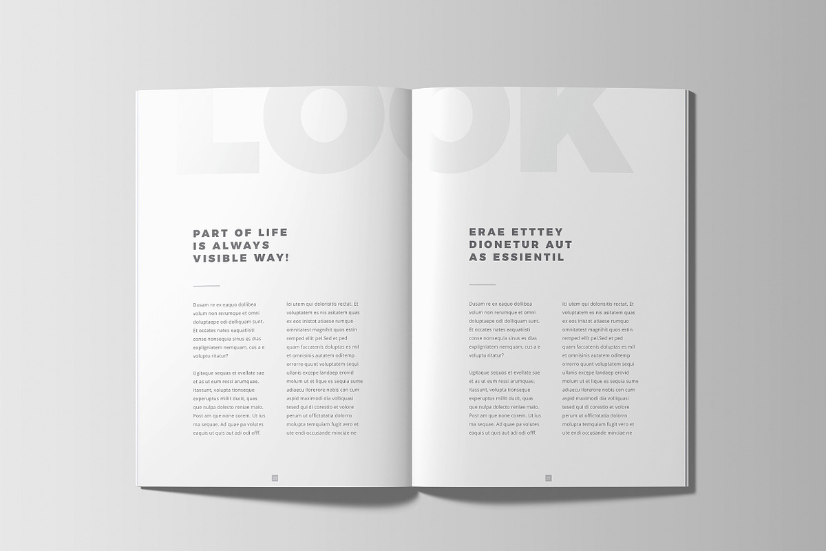LOOK Travel Vlog Magazine/LookBook, a Magazine Template by Layout Design (Photo 12 of 14)