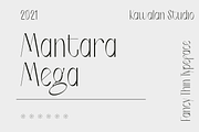 Mantara Mega, a Font by Kawalan Studio (Thumbnail 1 of 8)
