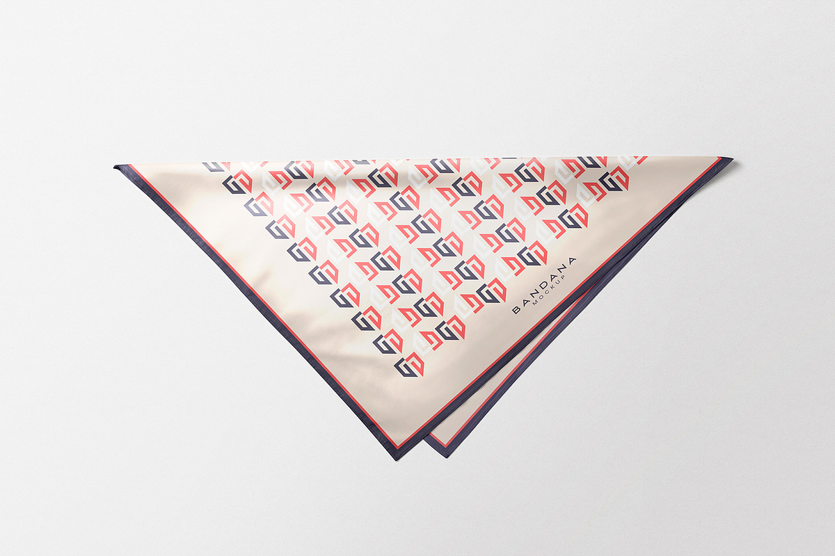 Bandana Mockup, a Product Mockup by PixelVoyager (Photo 5 of 7)