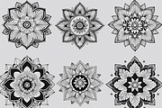 Boho Floral Mandala Bundle Set, an Illustration by Creativeshirt (Thumbnail 5 of 7)