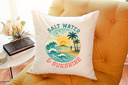 Retro Summer Salt Water and Sunshine, an Illustration by Sublimation Artist (Thumbnail 7 of 9)