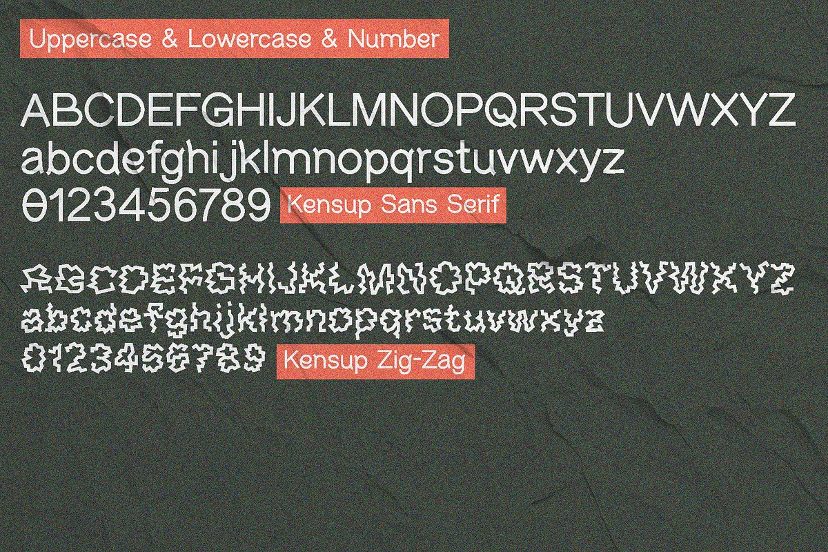 Kenzoo Supplies Playful Duo Font, a Sans Serif Font by Erifqizefont (Photo 9 of 15)