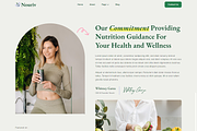 Nutrition Coach & Nutritionist Theme, a Landing Page Template by Design Spade (Thumbnail 2 of 7)