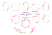 watercolor cherry blossom, an Illustration by EshaStudio (Thumbnail 2 of 4)