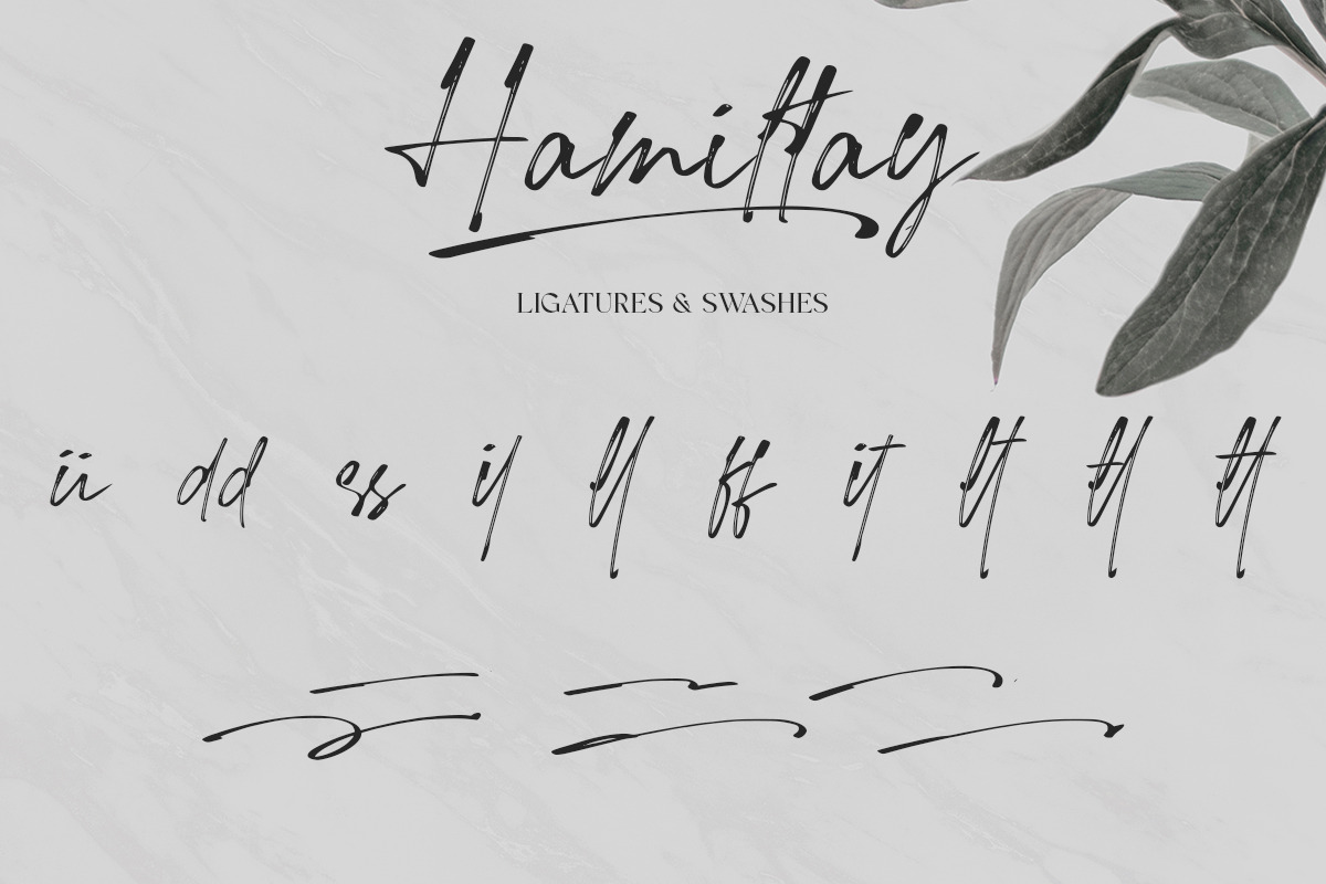 Hamiltay Handwritting Font, a Handwritten Font by Moodtype (Photo 7 of 8)
