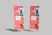 X Stand Banner Mockup, an Advertising Mockup by graphictime (Thumbnail 6 of 12)