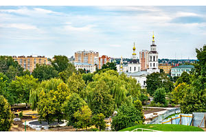 View of the epiphany cathedral in containing russia, oryol, and orel, an Architecture Photo by Leonid Andronov