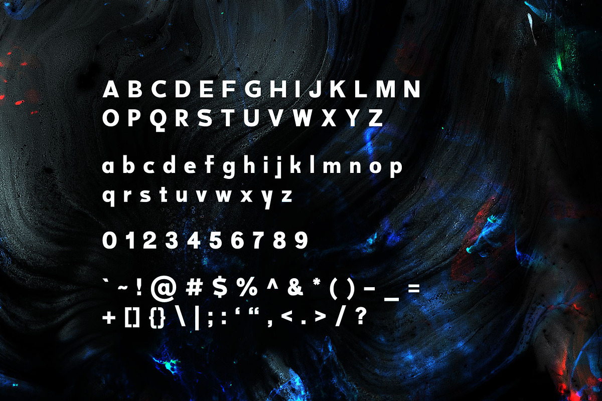 Qronik Geometric Display Font preview 6