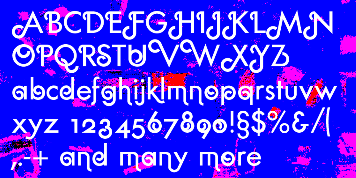 Geometa Deco, a Font by Wiescher-Design (Photo 3 of 4)