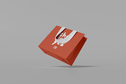 Realistic Paper Bag Mockup PSD, a Merchandise Mockup by MA-KING_ART (Thumbnail 3 of 4)