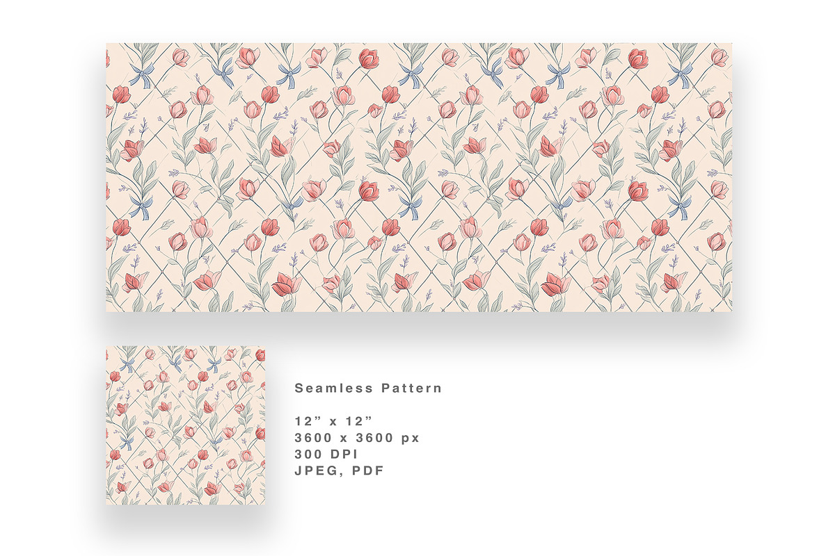6 Seamless Pattern: Cream Petal, a Pattern Graphic by StudioCitra (Photo 8 of 10)