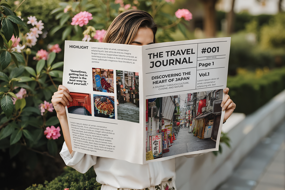 Editable Magazine Template preview 6