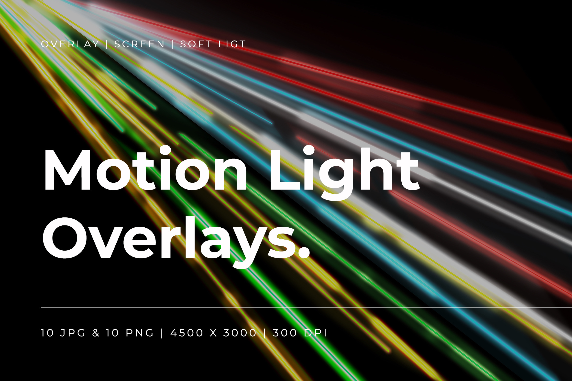 Motion Light Overlays, a Background Graphic by Pitchlook.Studio