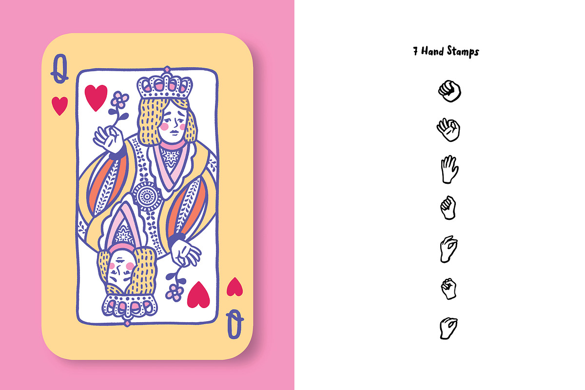 Whimsy Playing Cards for Procreate, a Brush Add-On by Pencil Twist (Photo 7 of 11)