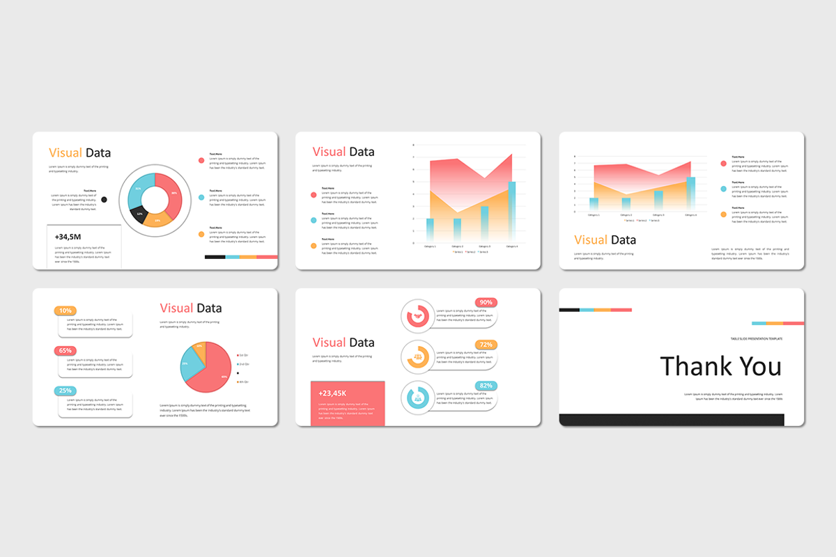 Visual Data - Keynote Template, a Presentation Template by Iqsiart Studio (Photo 3 of 3)